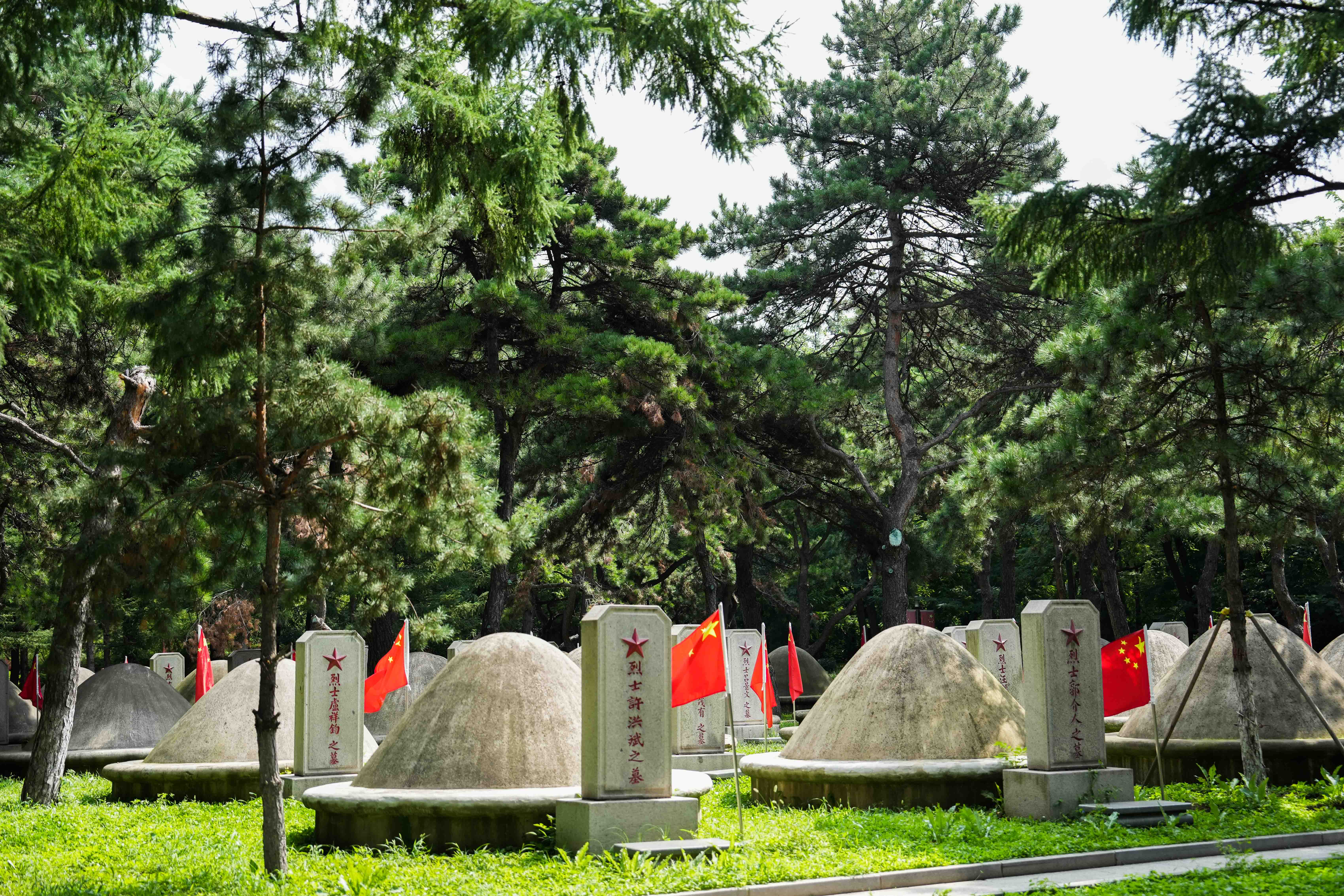 7月27日，志愿軍老戰(zhàn)士、烈士后人、少先隊員代表等來到沈陽抗美援朝烈士陵園，緬懷先烈、致敬英雄。人民網記者 邱宇哲攝