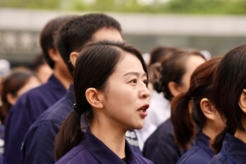 沈陽舉行勿忘九一八撞鐘鳴警儀式。人民網(wǎng)記者 邱宇哲攝